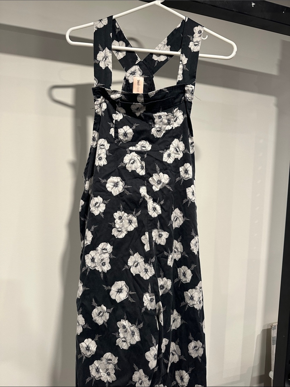 Smash & Tess Rachel  Floral Romper with White Flower Print